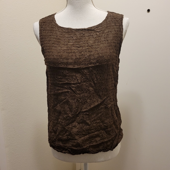 CP Shades Sausalito Brown Crinkle Tank Medium - Picture 1 of 3